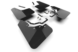 Rally Armor 2024+ Lexus GX-550 Overtrail Black UR Mud Flap Metallic Black Logo (MF142-UR-BLK-MBK)