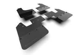 Rally Armor 23-25 Ineos Grenadier Black Mud Flap - Metallic Black Logo (MF143-BLK-MBK)