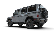 Load image into Gallery viewer, Rally Armor 23-25 Ineos Grenadier Black Mud Flap - Warm Grey Logo (MF143-BLK-WGRY)