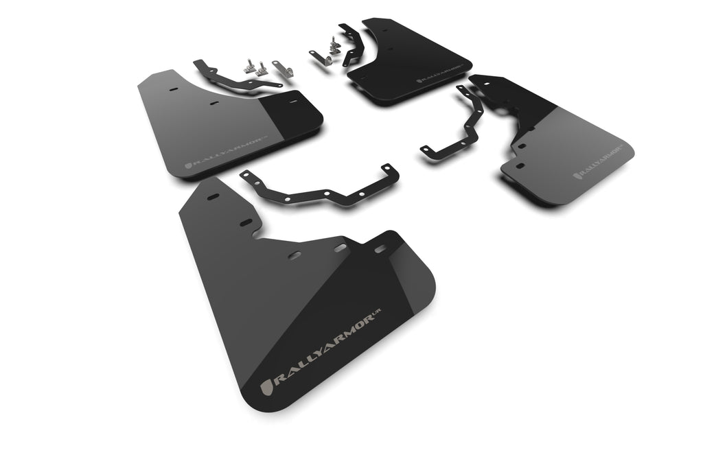 Rally Armor 2024-25 Lexus GX-550 Luxury, Premium - Black Mud Flap/Silver Logo (MF162-UR-BLK-SIL)