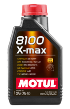 Load image into Gallery viewer, Motul 1L Synthetic Engine Oil 8100 0W40 X-MAX - Porsche A40 (104531)
