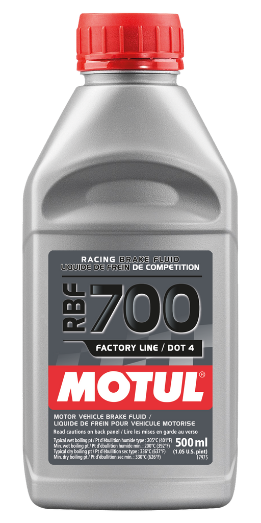 Motul 1/2L Brake Fluid RBF 700 - Racing DOT 4 (111257)