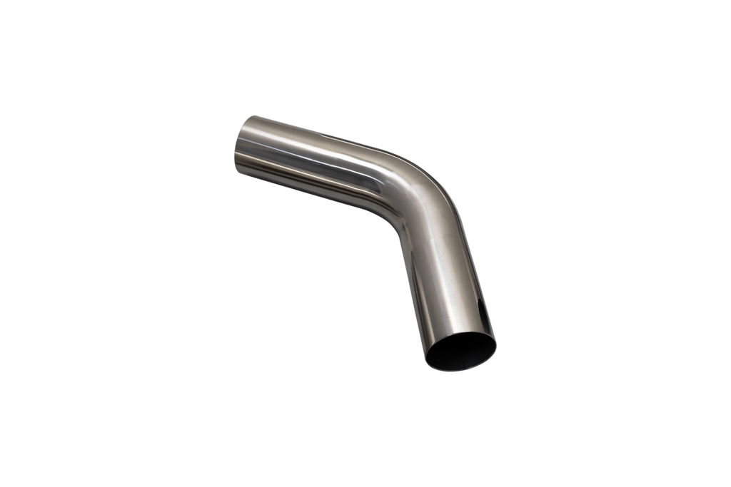 XFORCE Mandrel Bend 304SS Polished 25" 60 degree 15D 6" Leg (MS250-60)