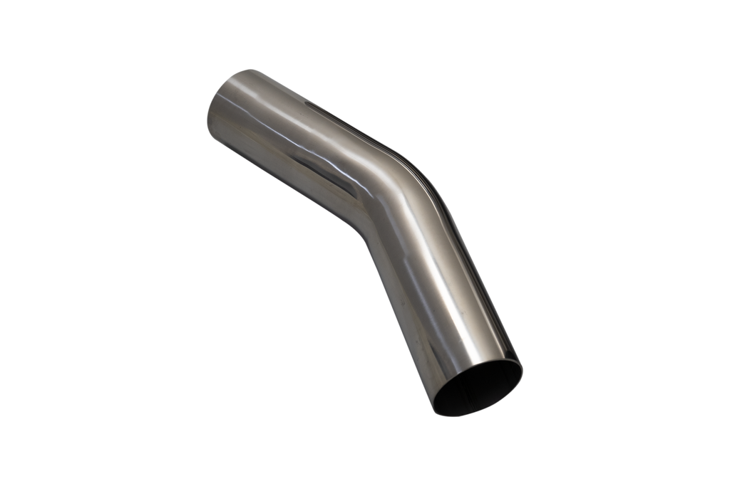 XFORCE Mandrel Bend 304SS Polished 3" 30 degree 15D 6" Leg (MS300-30)