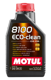 Motul 1L Synthetic Engine Oil 8100 Eco-Clean 0W20 (108813)