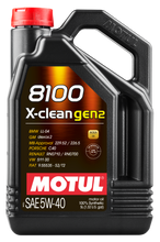 Load image into Gallery viewer, Motul 5L Synthetic Engine Oil 8100 X-CLEAN Gen 2 5W40 (109762)