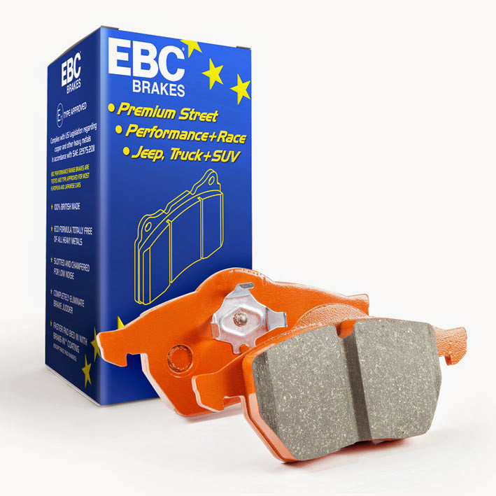 EBC Brakes Orangestuff is a full race material for demanding track con ...