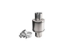 Corsa Performance 2.75 Inch Exhaust Resonator Slip Fit Packed Resonator With Clamps 2-3 dB (PKM2007)