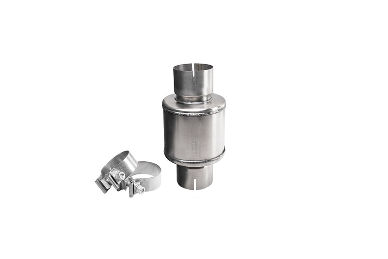 Corsa Performance 3 Inch Exhaust Resonator Slip Fit Packed Resonator With Clamps 2-3 dB (PKM2009)