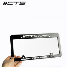 Load image into Gallery viewer, CTS Turbo license plate frame (CTS-FRAME)