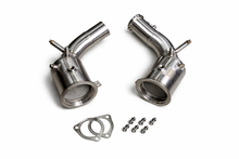 Load image into Gallery viewer, Valvetronic Designs Porsche 992 Turbo / Turbo S 400 Cell Catted Down Pipes (POR.992.TUR.FF.400C.BR)