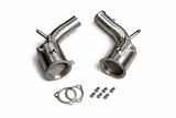 Valvetronic Designs Porsche 992 Turbo / Turbo S 400 Cell Catted Down Pipes (POR.992.TUR.FF.400C.BR)