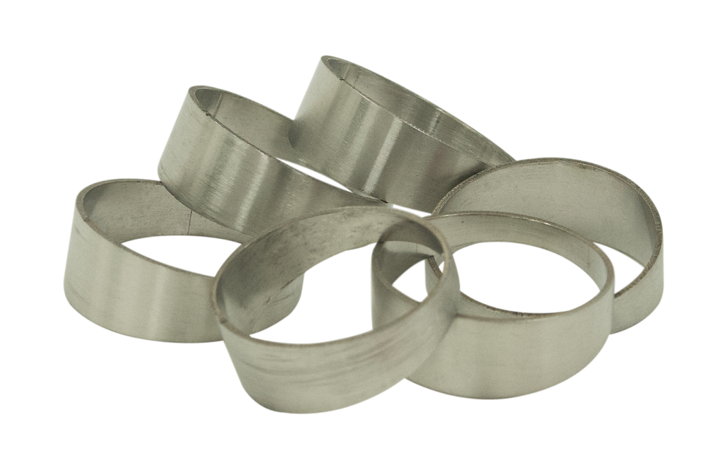 XFORCE Pie Cut 1D 304SS Brushed 2" 15 Degree 10D (PSB-20015901)