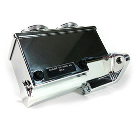 Baer Brakes ReMaster 2-Bolt GM/Ford Master Cyl Assembly, Polished, 15/16in bore, Left port. (6801264LP)