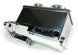 Baer Brakes ReMaster 2-Bolt GM/Ford Master Cyl Assembly, Polished, 1-1/8in bore, Right port. (6801268RP)