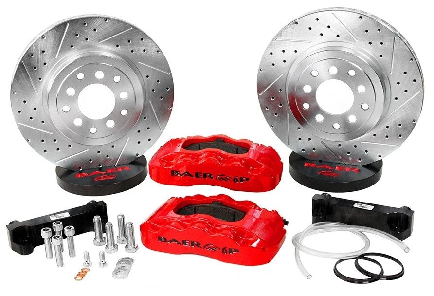 Baer Brakes 13.5" Pro Front Brake Kit, Red, SDZ (4401000R)