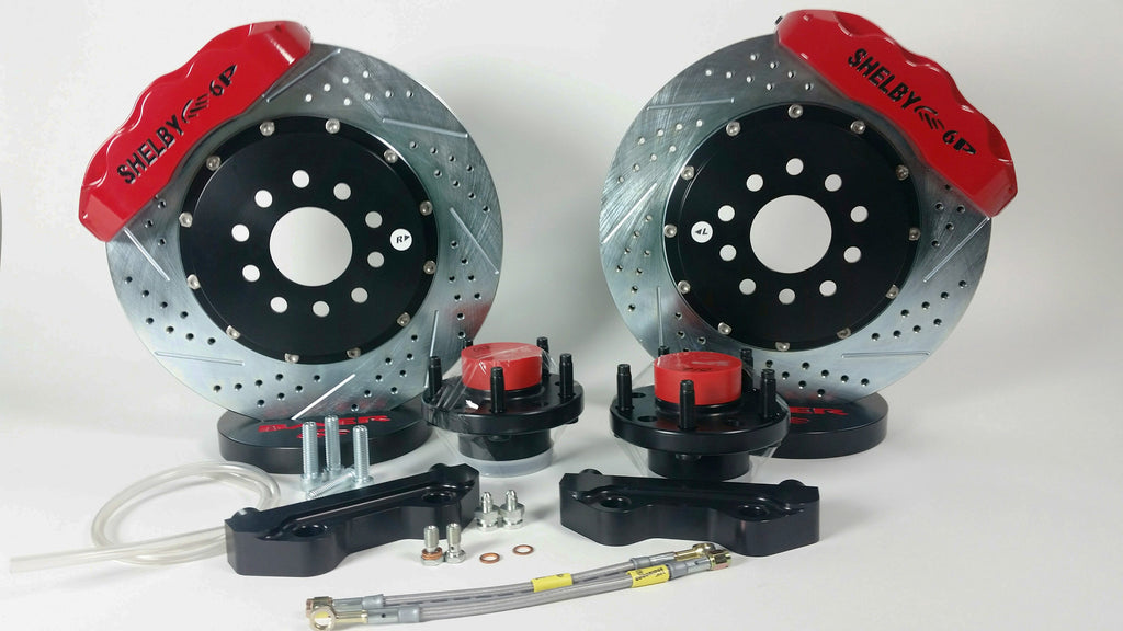 Baer Brakes 13" Pro+ Front Brake Kit - Red w/Shelby Logo (4261246R)