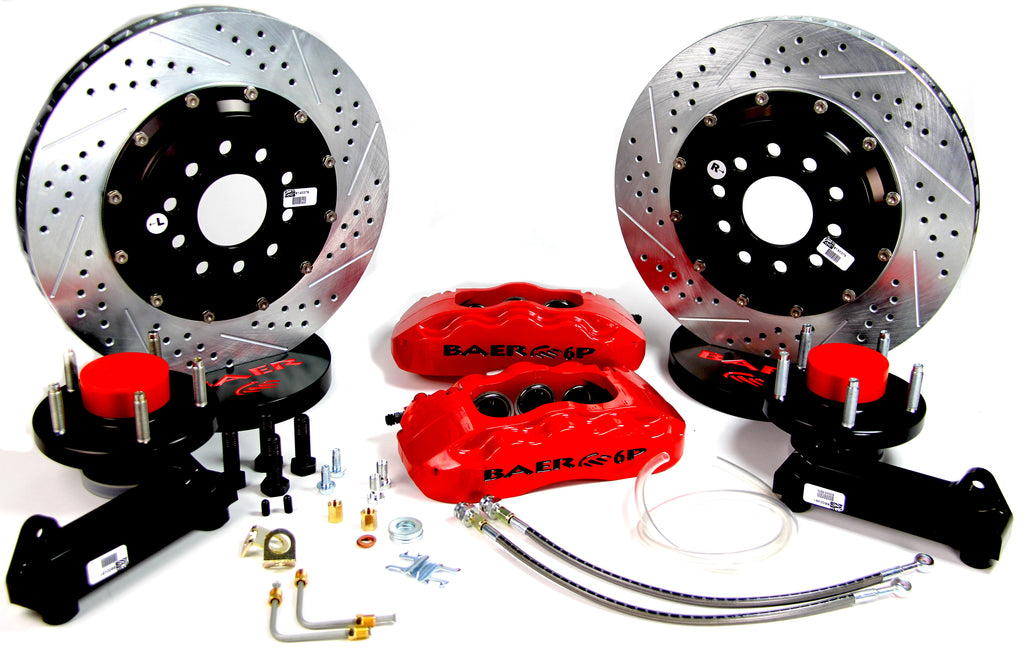 Baer Brakes 13" Pro+ Front Brake Kit - Red (4261268R)