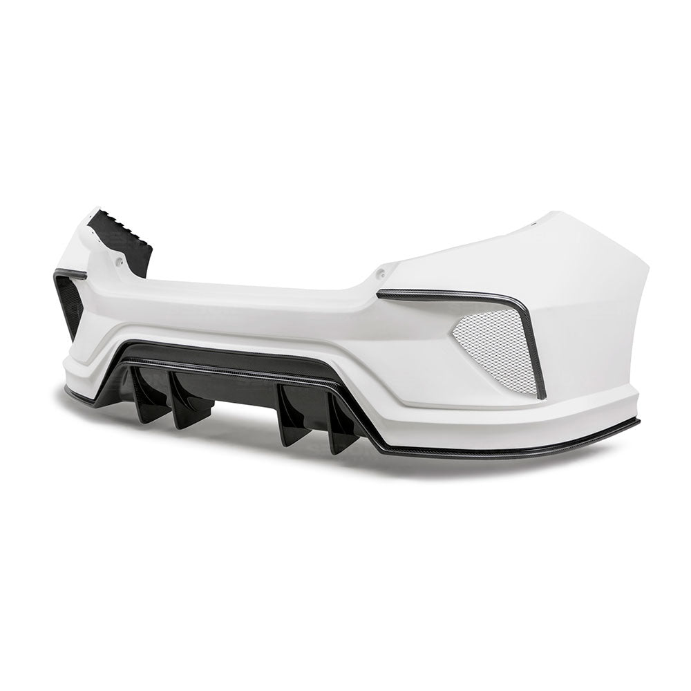 Seibon Carbon TT-style fiberglass front bumper (RB16HDCV4-TT-GF)