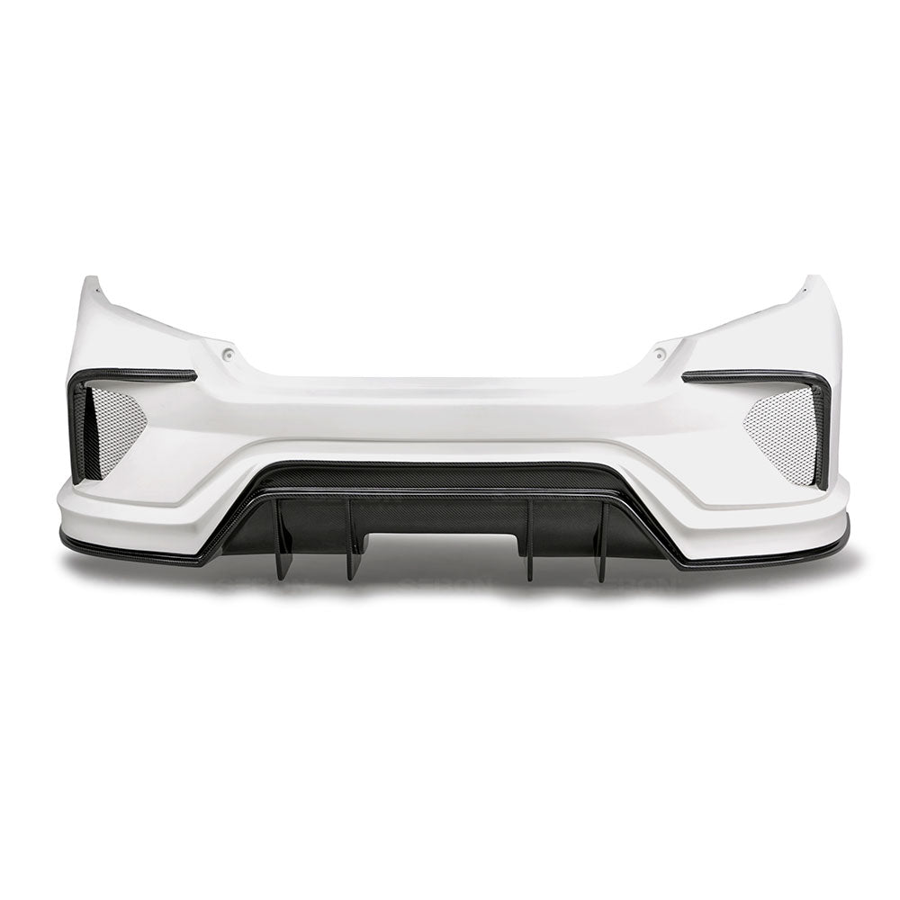 Seibon Carbon TT-style fiberglass front bumper (RB16HDCV4-TT-GF)