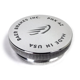 Baer Brakes ReMaster 2-Bolt GM/Ford Master Cyl Assembly, Polished, 1in bore, Left port. (6801213LP)