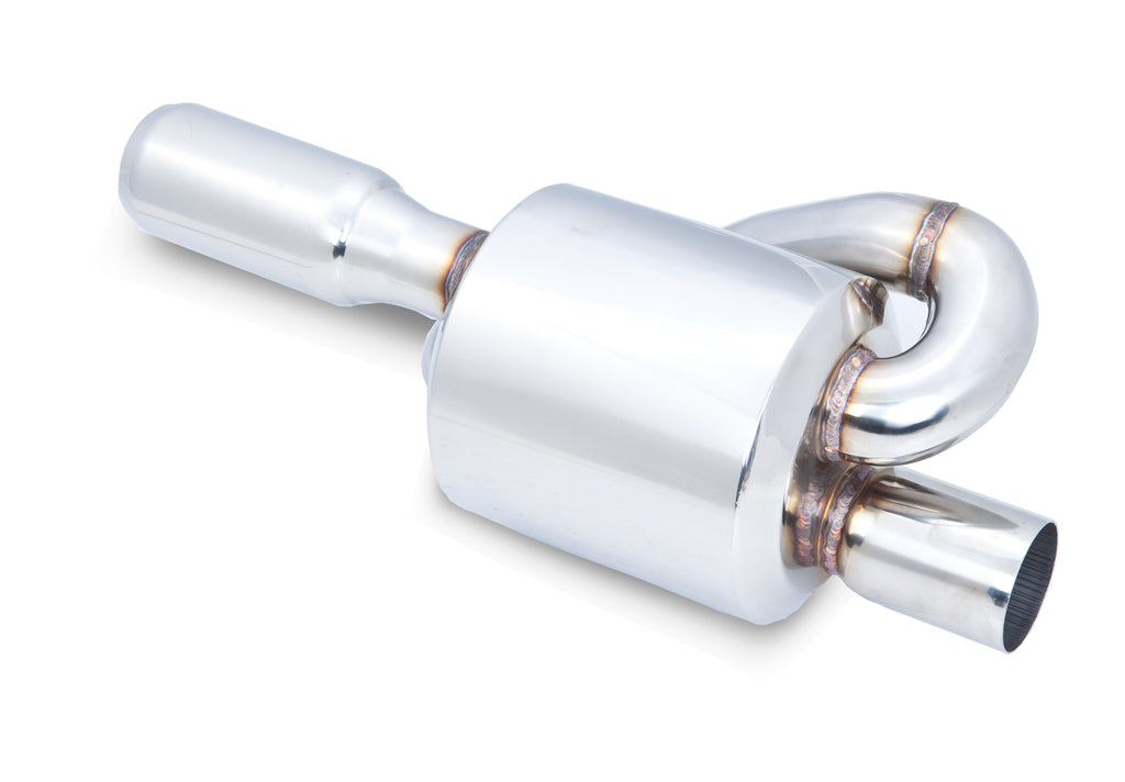 XFORCE 25" Twin Loop Round Muffler 3" OD Tip (S10-25)