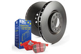 EBC Brakes OE Quality replacement rotors, same spec as original parts using G3000 Grey iron - S12KF1191