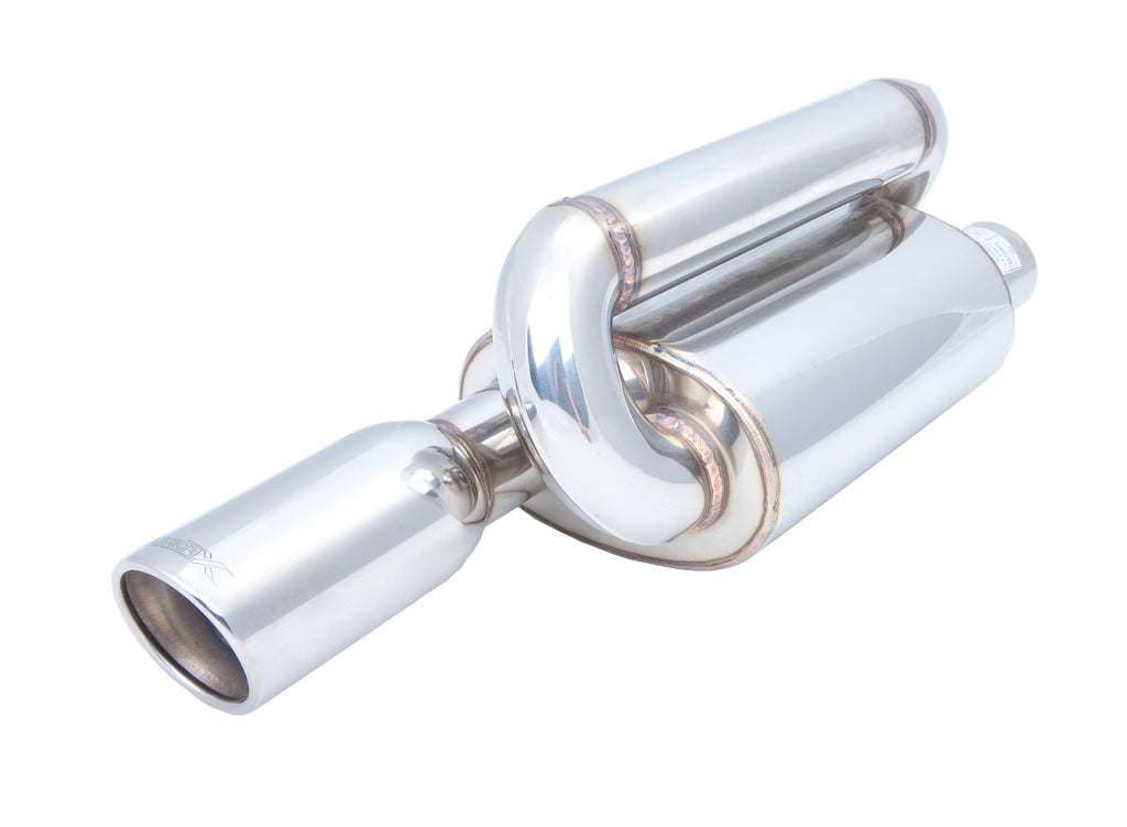 XFORCE 225" Twin Loop Oval Muffler (Right Inlet) (S12R-225)