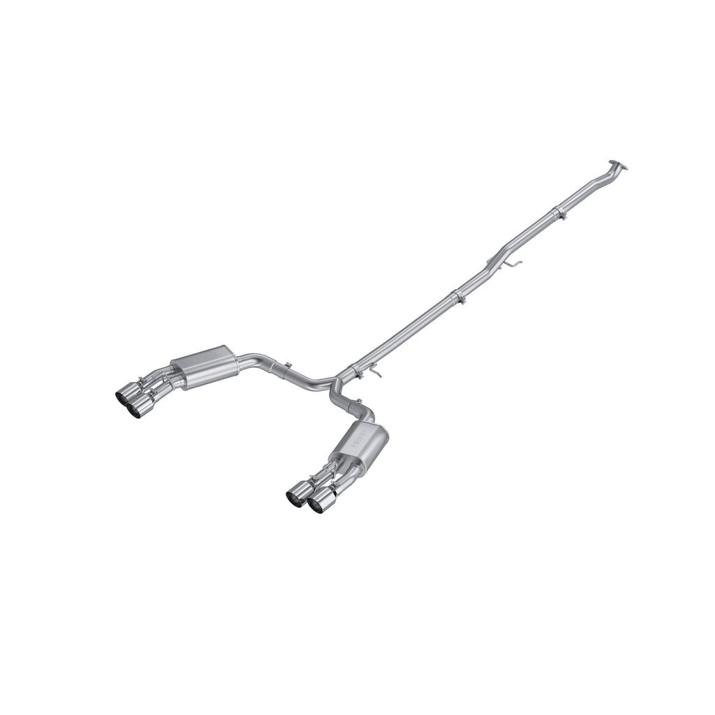 MBRP 21-24 Kia K5, GT 2.5L Turbo Aluminized Steel 2.5in Cat-Back w/ Quad Tips (S4716AL)
