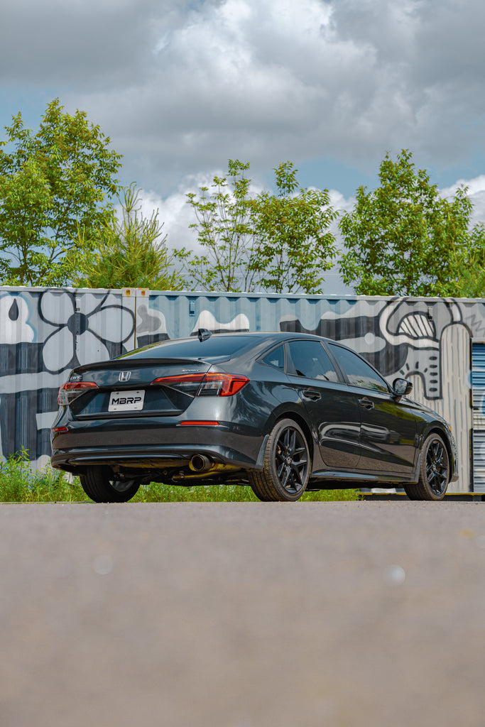 MBRP 22-26 Honda Civic Sport 3in OD Cat Back Single Rear Exit - AL (S4905AL)