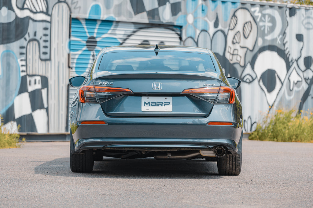 MBRP 22-26 Honda Civic Sport 3in OD Cat Back Single Rear Exit - AL (S4905AL)