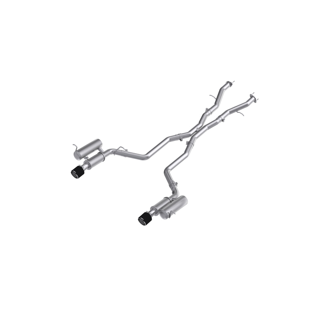 MBRP 2011+ Dodge Durango T304SS 3.0in Cat-Back Dual Rear Exit Exhaust w/ Carbon Fiber Tips (S51073CF)