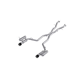 MBRP 2011+ Dodge Durango T304SS 3.0in Cat-Back Dual Rear Exit Exhaust w/ Carbon Fiber Tips (S51073CF)