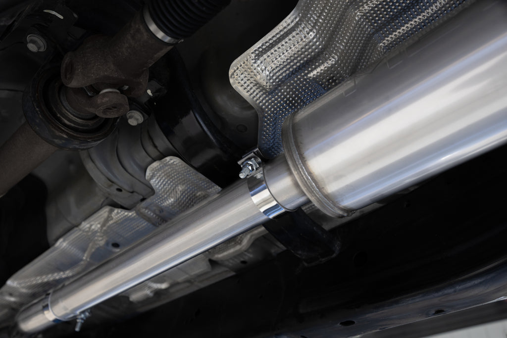 MBRP 2024 Ford Ranger Black-Coated Alum. Steel Single Side Outlet 3in Cat Back Exhaust (S5269BLK)
