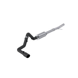 MBRP 2024 Ford Ranger Black-Coated Alum. Steel Single Side Outlet 3in Cat Back Exhaust (S5269BLK)