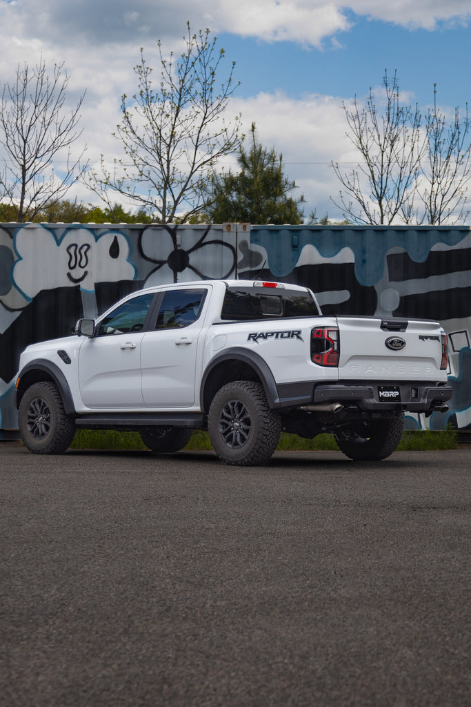 MBRP 24-25 Ford Ranger Raptor 3.0L T304 SS 3in Axle-Back Exhaust - Dual Rear Turn-Down (S5270304)