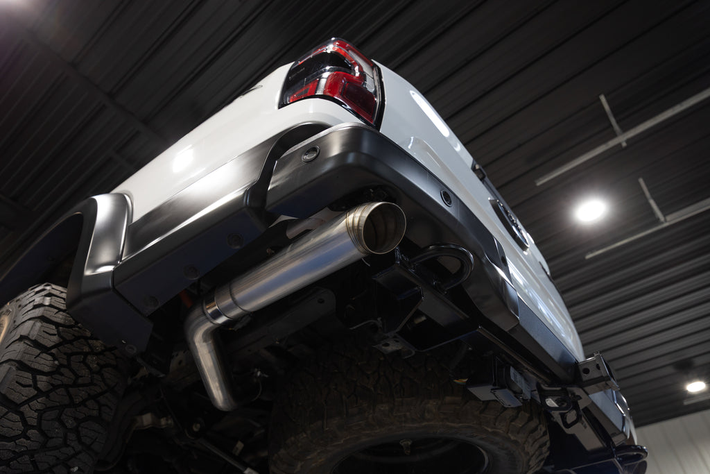 MBRP 24-25 Ford Ranger Raptor 3.0L T304 SS 3in Axle-Back Exhaust - Dual Rear Turn-Down (S5270304)