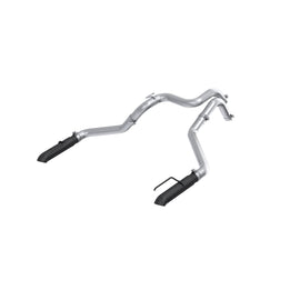 MBRP 24-25 Ford Ranger Raptor 3.0L 3in Dual Rear Turn-Down Axle Back Exhaust - Armor BLK Tips (S5270BLK)