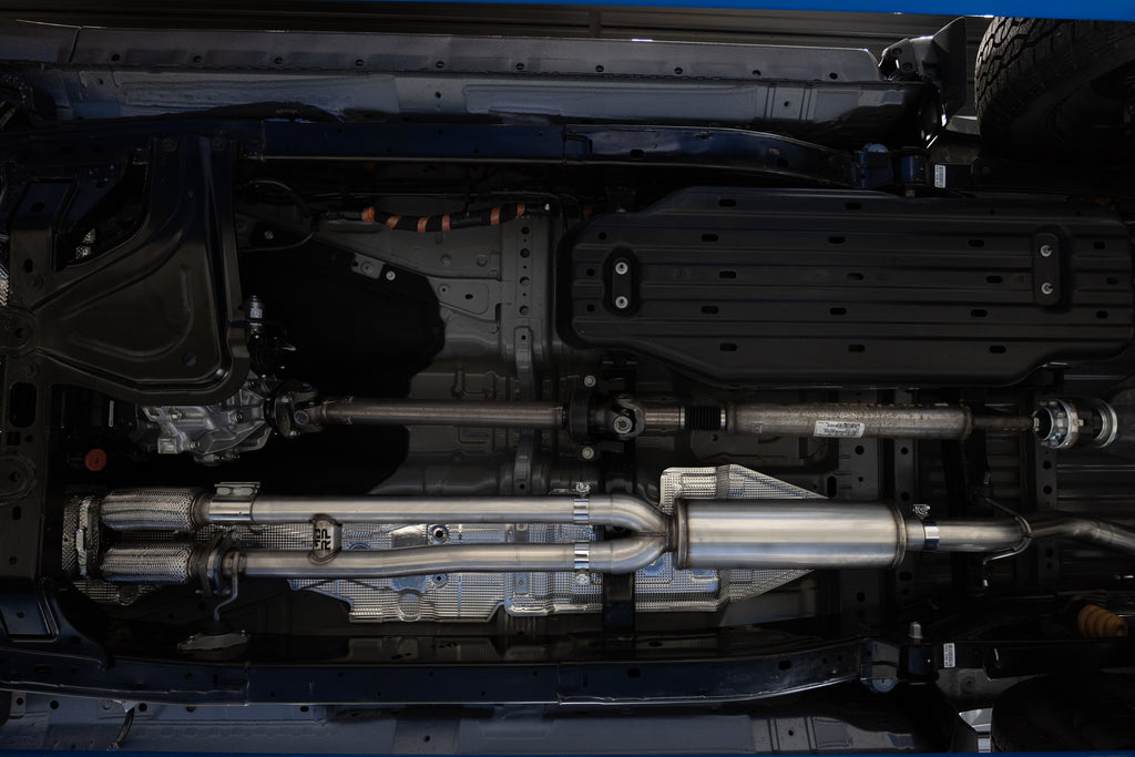 MBRP 2024+ Ford Ranger 2.7L 2.5 into 3in Single Side Exit Cat Back - T304 (S5272304)
