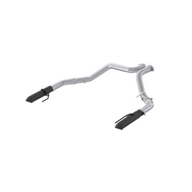 MBRP 2022+ Ford F-150 Raptor 3.5L / Raptor R 5.2L 3in Dual Rear Exit Turndown Axle Back - Black (S5278BLK)
