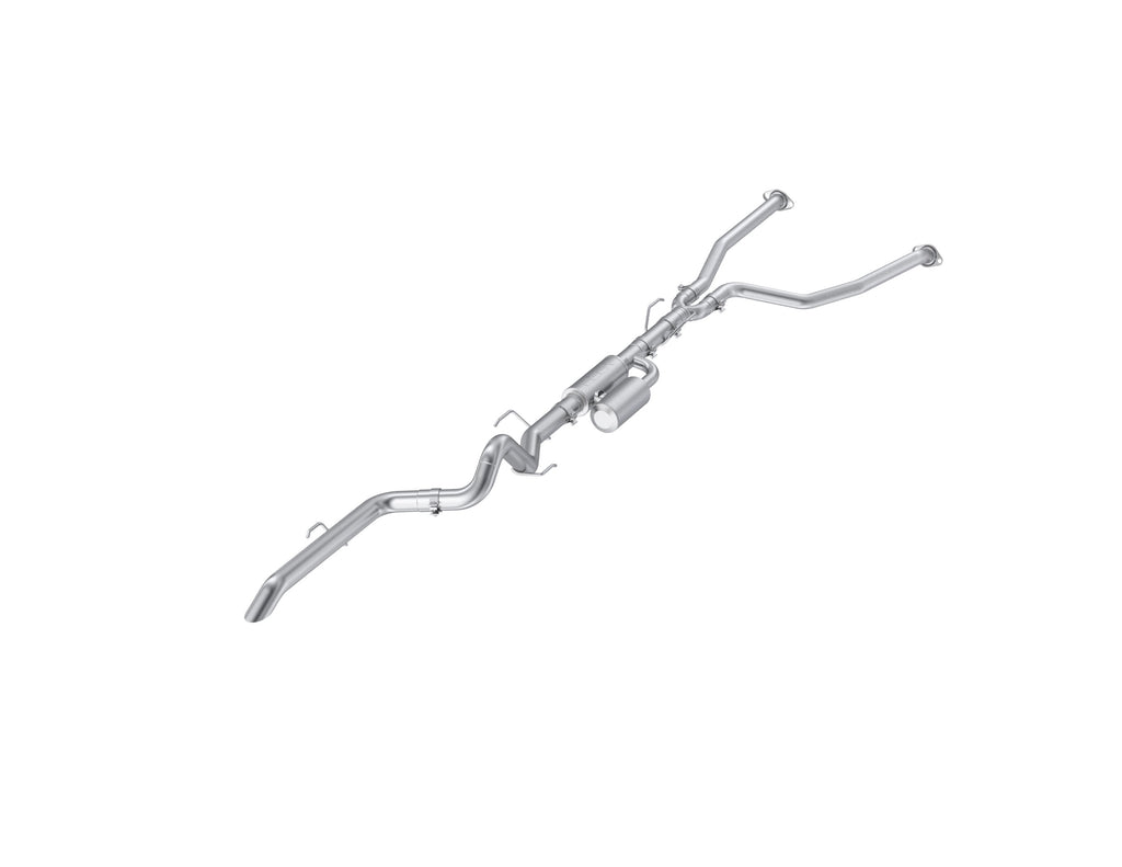 MBRP 3" Cat-Back High Clearance Single Rear Turn Down Tail, T304 Stainless Steel (S5305304)