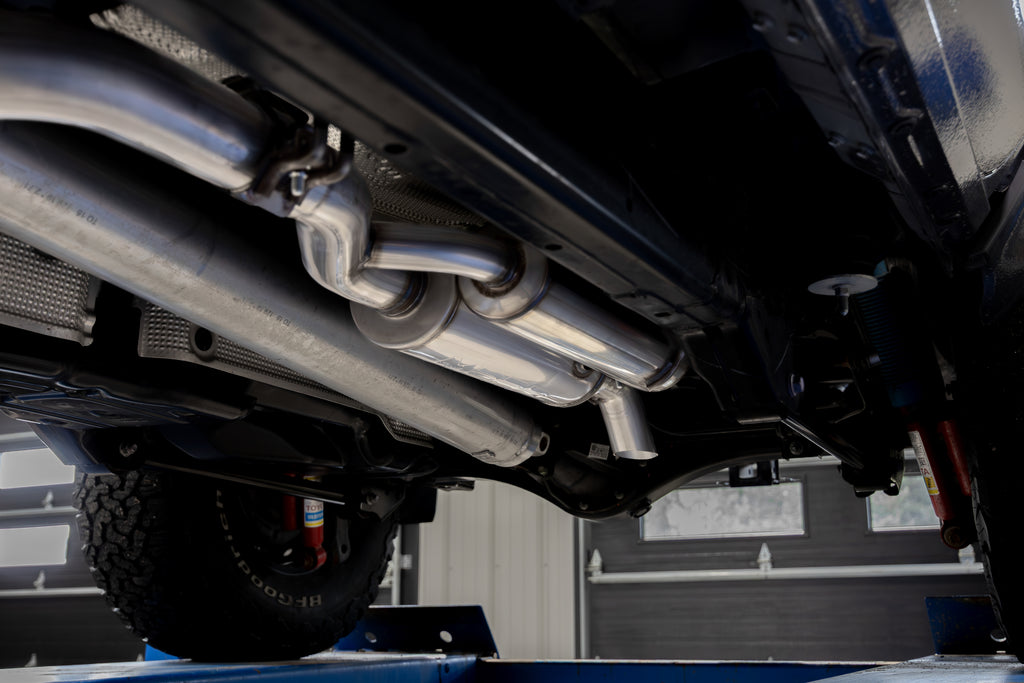 MBRP 2024+ Toyota Tacoma 3in Catback Pre-Axle Turndown Exhaust System - T304 (S5325304)
