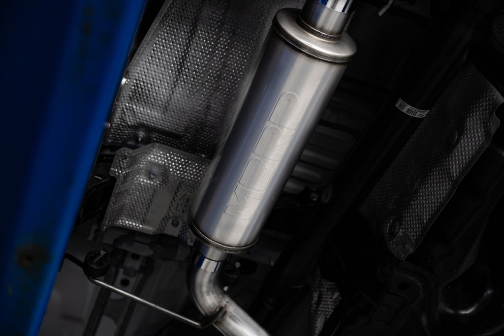 MBRP 24-26 Toyota Land Cruiser 2.4L 3in Cat-Back Single Rear High-Clearance Turn Down - T304 (S5344304)