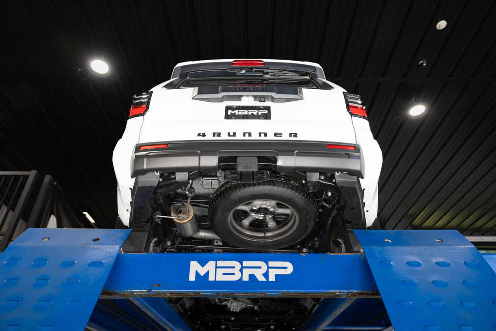 MBRP 24-26 Toyota Land Cruiser 2.4L 3in Cat-Back Single Rear High-Clearance Turn Down - T304 (S5344304)