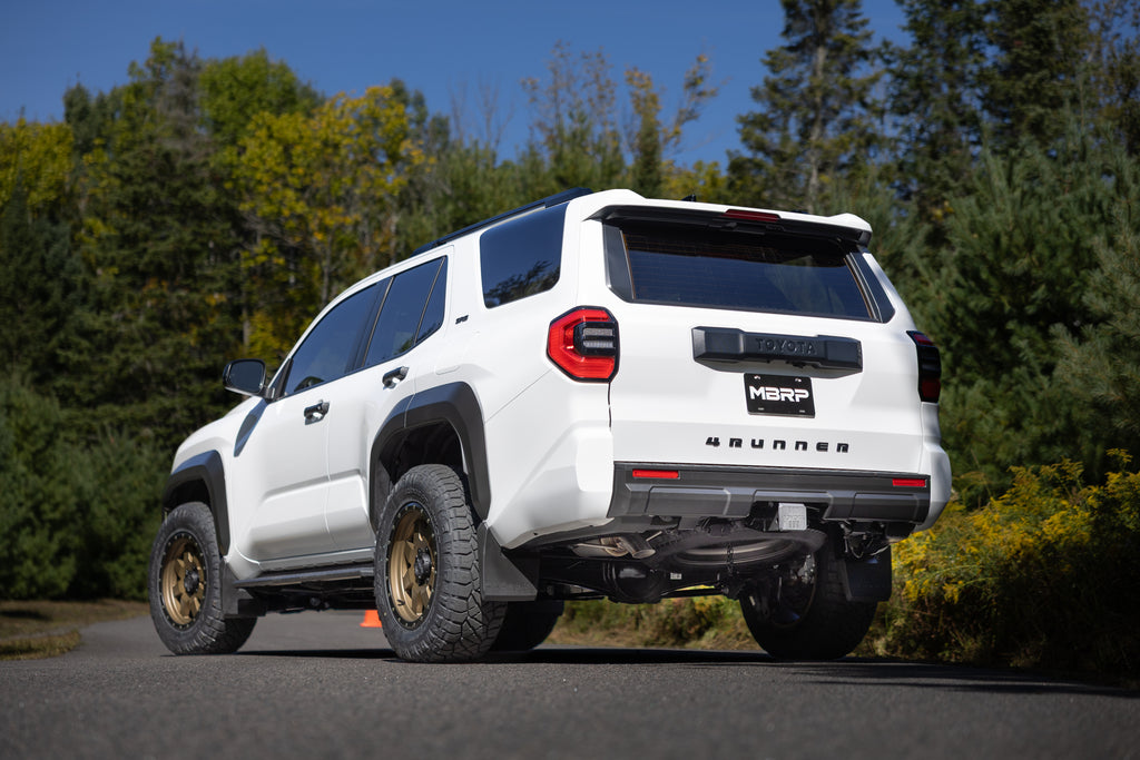 MBRP 24-26 Toyota Land Cruiser 2.4L 3in Cat-Back Single Rear High-Clearance Turn Down - T304 (S5344304)