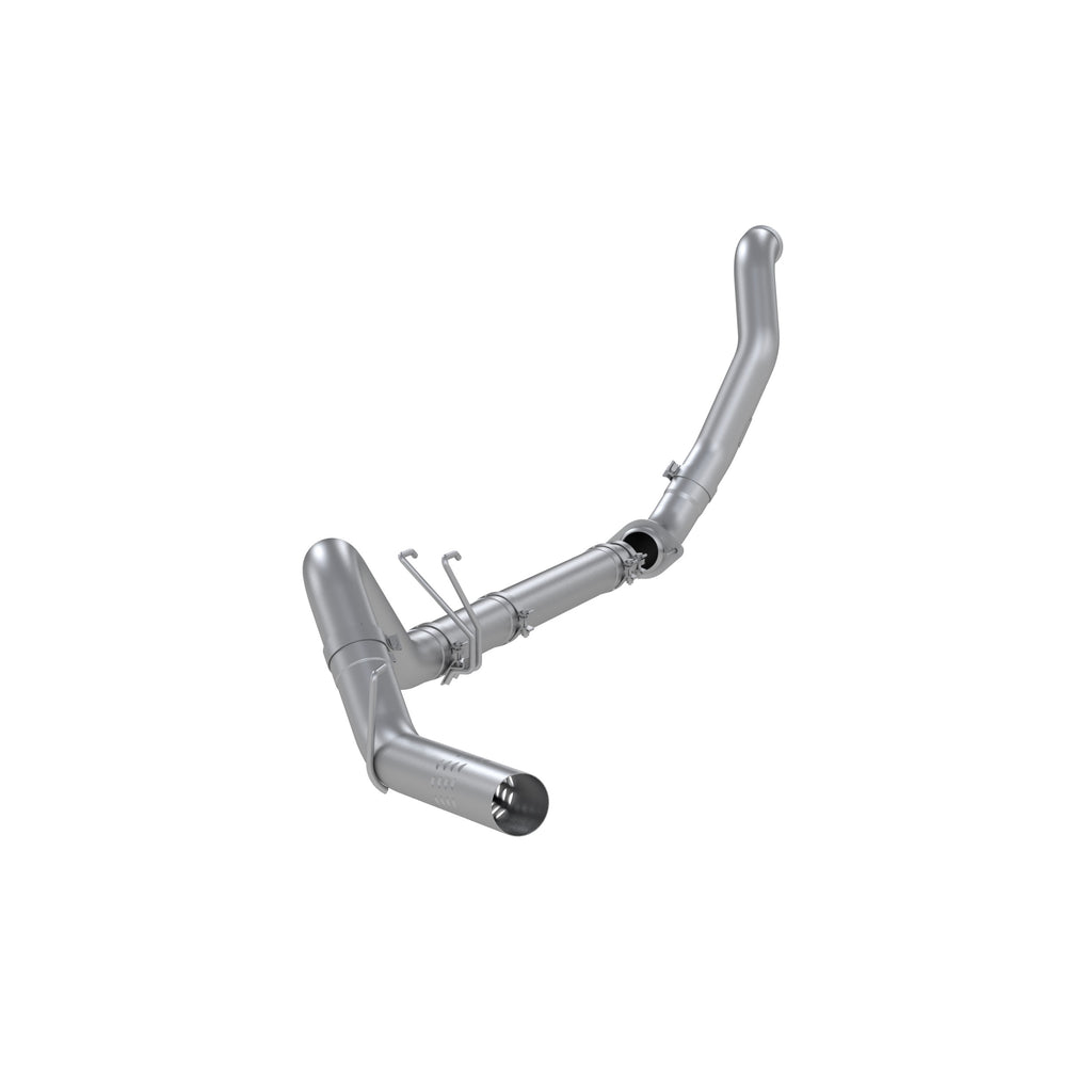 MBRP 08-10 F250/F350/F450 6.4L PS AL Steel 4in Filter-Back Single Side - No Muffler w/ DP (S6282PLM)