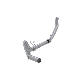 MBRP 08-10 F250/F350/F450 6.4L PS AL Steel 4in Filter-Back Single Side - No Muffler w/ DP (S6282PLM)
