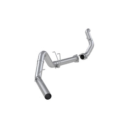 MBRP 11-14 F250/F350/F450 6.4L PS CC/SC AL Steel 4in Filter-Back Single Side - No Muffler w/ DP (S6284PLM)