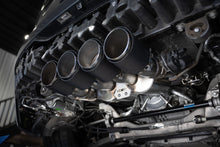 Load image into Gallery viewer, MBRP 14-19 Corvette 6.2L (NPP Models Only) T304SS 3in Cat-Back Dual Split w/ Quad Carbon Fiber Tips (S70073CF)