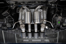 Load image into Gallery viewer, MBRP 14-19 Corvette 6.2L (NPP Models Only) T304SS 3in Cat-Back Dual Split w/ Quad Carbon Fiber Tips (S70073CF)